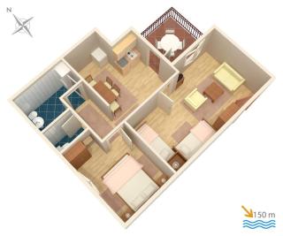 Apartment Selce 2372c - Selce - 2