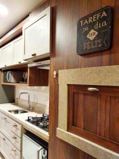 Apt no CENTRO de Gramado. Novo, lindo e romântico! - 3