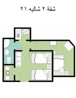 ch2 C21 ground chalet without a lounge terrace and bourgeois pool side - El-Alamein - 0
