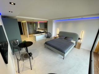 Appartement neuf climatisé - vue mer Saint-Tropez - 50m plage et port - piscine - Gassin - 7