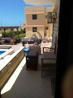 studio 1 or 2 1bed room sea view by the pool green beach v114 - El Alamein - 1