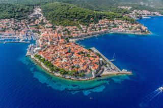 Apartment in Karbuni with sea view, terrace, air conditioning, W-LAN 3609-4 - Blato - 0