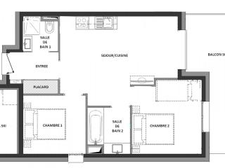 Appartement de Standing aux Saisies - 6 Pers, 2 Salles de Bain, Proche Pistes et Commerces - FR-1-293-281 - Hauteluce - 7