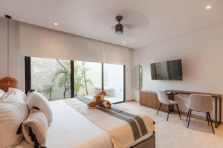 Estudio Tranquilo en La Veleta con Jardín, Alberca, Gimnasio y Cerca del Centro de Tulum A111 - Tulum - 5