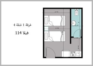 suite 1 f3 or f4 villa114 2beds garden viwe Green Beach - El Alamein - 9