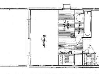 Studio cabine avec terrasse et vue dégagée sur les montagnes à Hauteluce - FR-1-293-15 - Les Saisies - 7
