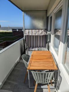 Panorama, Heimathafen 17 - Ferienwohnung mit Balkon - direkt am Strand - Wangerooge - 9