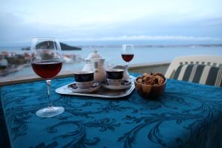 Apartment in Kali with sea view, balcony, air conditioning, Wi-Fi (4566-2) - Kali - 1