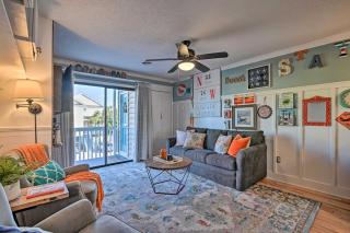 Eclectic Condo with Balcony 1 Block to Beach! - 6