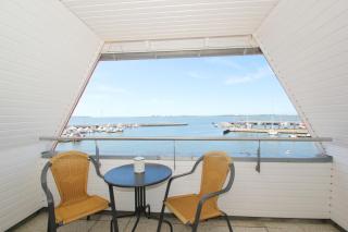 hafennahe Ferienwohnung mit Balkon und Meerblick - Hafenhäuser Wiek Wohnung 17 - Wiek auf Rügen - 1