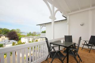 toller Meerblick vom Balkon, gratis Nutzung vom AHOI Erlebnisbad und Sauna in Sellin - Haus Nordstrand FeWo16 - Göhren - 6