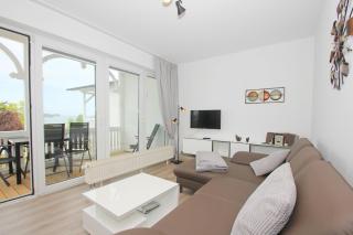 toller Meerblick vom Balkon, gratis Nutzung vom AHOI Erlebnisbad und Sauna in Sellin - Haus Nordstrand FeWo16 - Göhren - 3