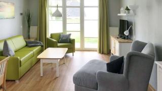 Terrasse, gratis Nutzung vom AHOI Erlebnisbad und Sauna - Meeresblick FeWo 10 - Göhren - 7