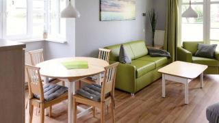 Terrasse, gratis Nutzung vom AHOI Erlebnisbad und Sauna - Meeresblick FeWo 10 - Göhren - 5