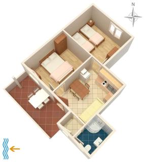 Apartment Umag 7126a - 3