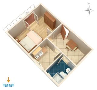 Apartments and rooms with parking space Vodice - 4164 - Vodice - 1