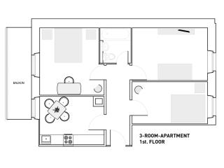 Apartments Spalenring 10 - Basel - 9