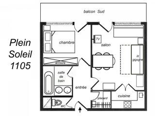 Charmant 2 pièces avec balcon, Wi-Fi, animaux admis - FR-1-182-39 - Méribel - 4