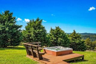 Lodge at OZK Ranch- Incredible mountaintop cabin with hot tub and views - Compton - 5