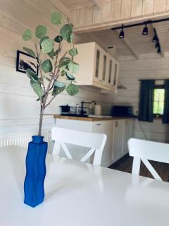 Tatarak domki na mazurach nad jeziorem Wałpusz - domek nr 2 - 4