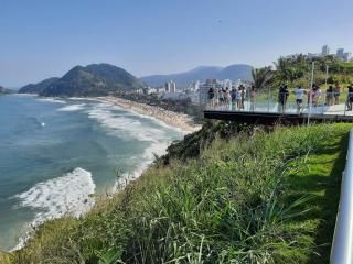 Apartamento Enseada, Guarujá, 3 dorms, 3 banhs, 8 pessoas, 02 quadras da praia, 2 sacadas, 2 vagas de garagem - Guarujá - 8