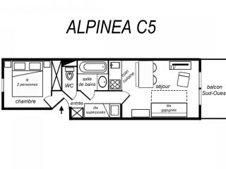 Charmant appartement familial, idéalement situé, 2 pièces, balcon, animaux acceptés, Méribel - FR-1-182-69 - Méribel - 2