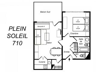 Appartement confortable avec balcon sud, non-fumeur, WIFI gratuit - FR-1-182-153 - Méribel - 2