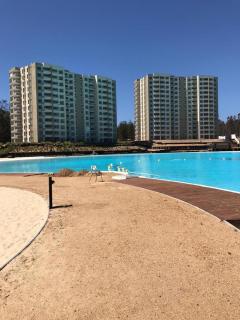 Departamento con Laguna artificial en Las Cruces - 1