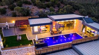 Sare - 2 Bedroom Holiday Villa with jacuzzi in Kalkan - Çavdır - 8