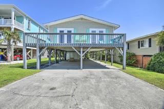 Oak Island Beach Abode with Deck Walk to Shore! - 9