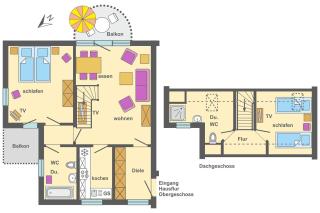 Ferienpark Freesenbruch Wohnung 4 4 - Seeschwalbe - Zingst - 4