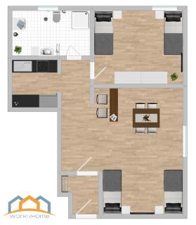WA121 - Monteurwohnung in Wackersdorf - 1