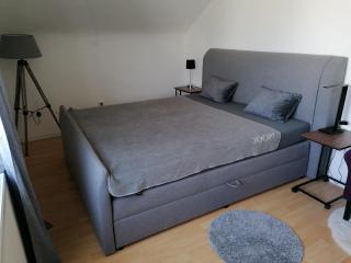 SEEwald grüner Baum - ruhig & 3x getrennte Zimmer-2x Boxspringbett - Friedrichshafen - 9