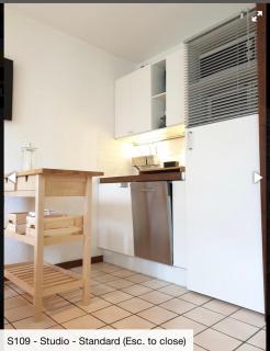 Studio 4 personnes RDC avec jardin et parking sous terrain - 3