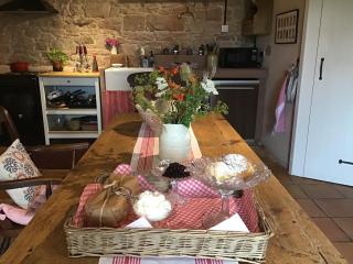 Historic converted byre in courtyard of 16C house - 1