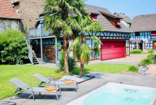 Loft dans corps de ferme - Accès jacuzzi - Hangenbieten - 0