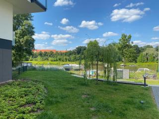 Uroczy apartament Art Marina z widokiem na rzekę i bezpłatnym parkingiem - Wroclaw - 6