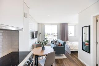 Elegant Studio w/ AC & Balcony by LovelyStay - 6