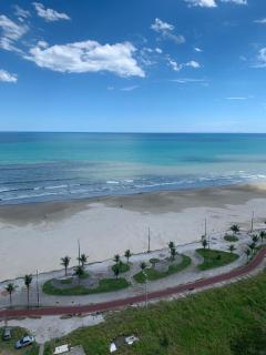 Ap.Frente para o mar Pé na areia c/ Var. Goumert Condominio Costa do Sol - Praia Grande - 5