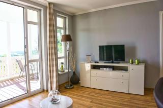 mit Meerblick und Balkon, gratis Nutzung vom AHOI Erlebnisbad und Sauna in Sellin - Meeresblick FeWo 22 - Göhren - 6