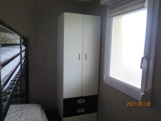 T3 avec balcon plein sud en bord de mer – 50 ml .2 chambres tout confort, équipé de chauffage électrique pour période hivernale, - Camiers - 1