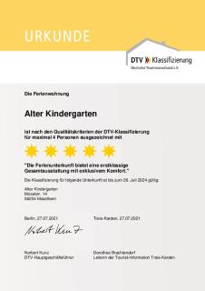 Ferienwohnung Moselallee 5 Sterne - 7