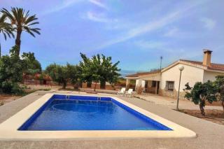 Villa rústica privada con gran chalet y piscina - Elche - 0