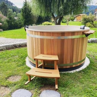 Le Chalet de la Devinière, bain nordique extérieur chauffé - Xonrupt-Longemer - 6