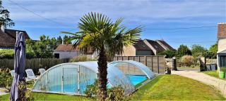Gîte Atypique 2 à 8 PERSONNES avec piscine jacuzzi proche châteaux de la Loire - Mosnes - 6