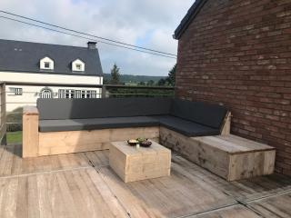 Vakantiehuis Barzin - met zonneterras, tuin en panoramisch uitzicht - 6