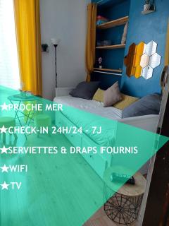 Joli Studio - PROCHE MER - BALCON - Le Havre - 0