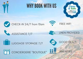 Nestor&Jeeves - ANDRIOLI TERRASSE - Central - Close beach - Top floor - Niza - 1