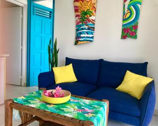 appartement privé ECO-RESPONSABLE, vue sur la mer des Caraibes et jardin clos, WiFi, à 2mn de la plage - Sainte-Luce - 9
