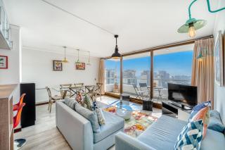 Sunny Side 3BR W/ View, Parking, Pool & Gym - Viña del Mar - 0